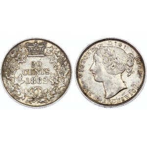 Canada New Brunswick 20 Cents 1862