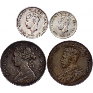 Canada Newfoundland 2 x 1 & 5 10 Cents 1873 - 1942