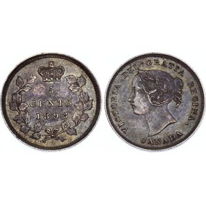 Canada 5 Cents 1893