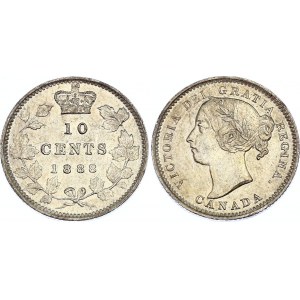 Canada 10 Cents 1888