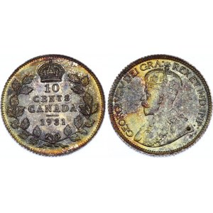 Canada 10 Cents 1931