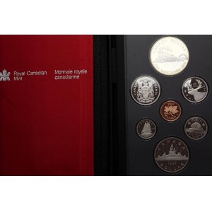 Canada Set of 7 Coins 1986