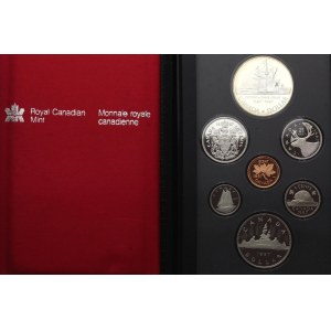 Canada Set of 7 Coins 1987