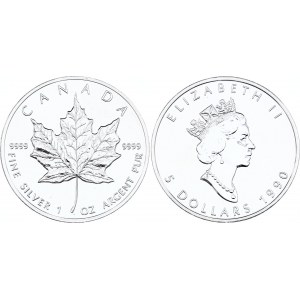 Canada 5 Dollars 1990