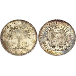 Costa Rica 50 Centavos 1875 GW