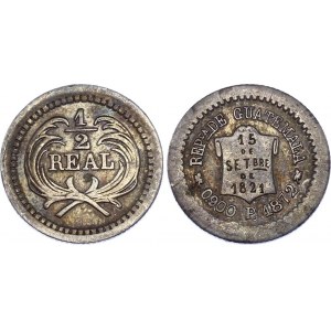 Guatemala 1/2 Real 1872 P
