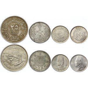 World Lot of 4 Silver Coins 1929 - 1964