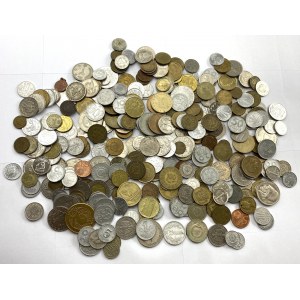 World Lot of 1 Kilogram of Unsearched Coins 19th-20th Century