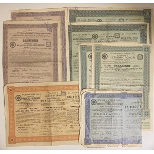 Russia Lot of Different Railroad Obligations 1903 - 1914