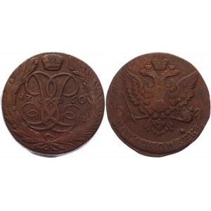 Russia 5 Kopeks 1760