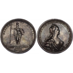 Russia Catherine II Silver Medal 1770