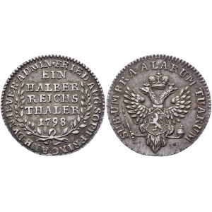 Russia Jever 1/2 Thaler 1798 R1