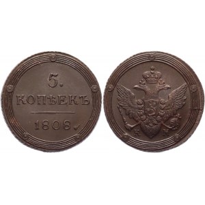 Russia 5 Kopeks 1808 KM R1