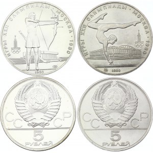 Russia - USSR 2 x 5 Roubles 1980