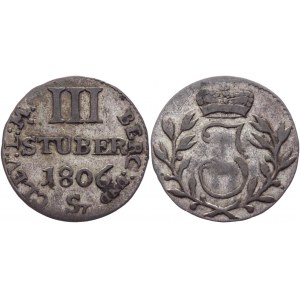 German States Berg 3 Stuber 1806 Sr