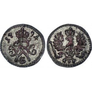 German States Brandenburg-Ansbach-Bayreuth 1 Pfennig 1794 S