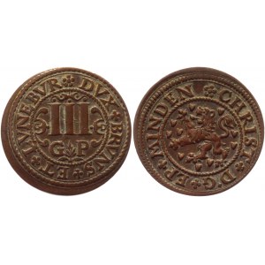 German States Braunschweig-Luneburg-Celle 3 Pfennig 1620 -1622