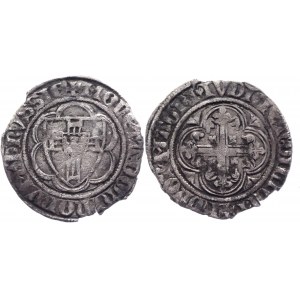 German States Deutsche Order 1 Halbschoter 1351 - 1382 Winrych von Kniprode