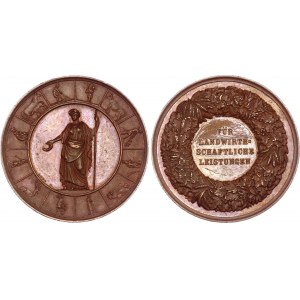 German States Prussia Bronze Medal For Agricultural Merit 1861 - 1888 (ND)