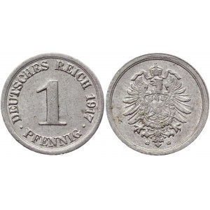 Germany - Empire 1 Pfennig 1917 G