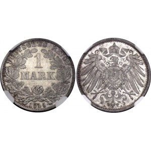 Germany - Empire 1 Mark 1915 A NGC MS 64