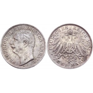 Germany - Empire Anhalt 2 Mark 1904 A Сollectors Copy