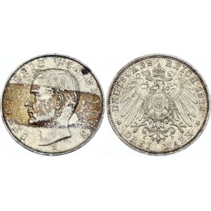 Germany - Empire Bavaria 3 Mark 1912 D