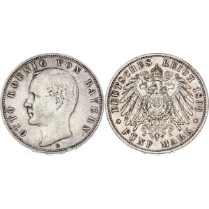 Germany - Empire Bavaria 5 Mark 1899 D