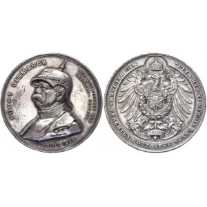 Germany - Empire Zinc Personal Medal Prince Otto of Bismarck 1898