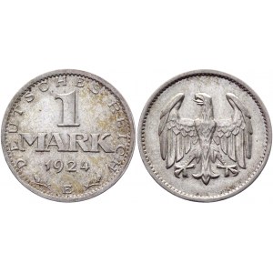 Germany - Weimar Republic 1 Mark 1924 E