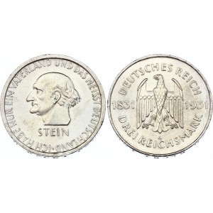 Germany - Weimar Republic 3 Reichsmark 1931 A