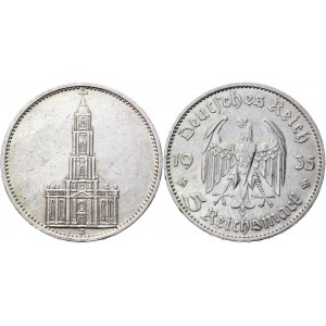Germany - Third Reich 5 Reichsmark 1934 D