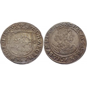 Poland 18 Groszy 1658 Iogan II Kazimir Krakov R