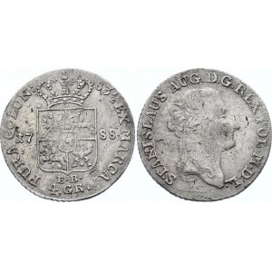 Poland 4 Groszy 1788 EB