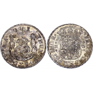 Spain 2 Real 1754 Mo M Overdate!
