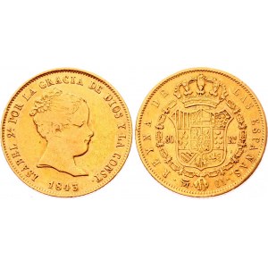 Spain 80 Reals 1843 CL