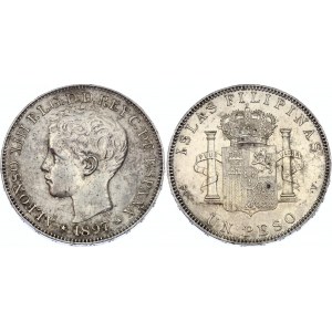 Spain 1 Peso 1897 SGV