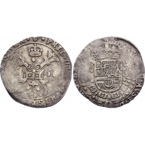 Spanish Netherlands Brabant 1/4 Patagon 1656