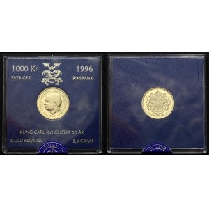 Sweden 1000 Kronor 1996 D-E PROOF