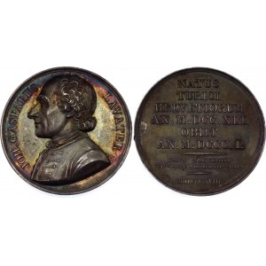 Switzerland Johann Caspar Lavater Bronze Medal 1818