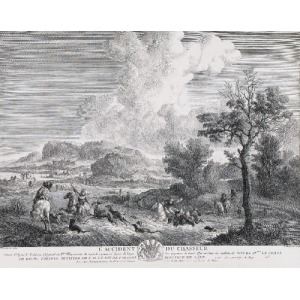 Jean MOYREAU (1690-1762), Wypadek podczas polowania