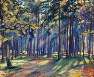 Teodor GROTT (1884-1972), Las w słońcu