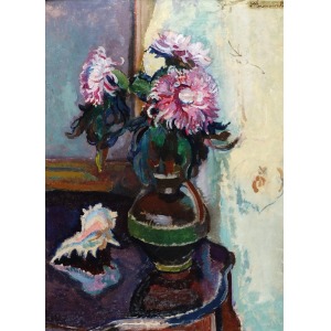 Ignacy PIEÑKOWSKI (1877-1948), Still life with asters