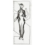 Maria JAREMA (1908-1958), Zestaw pięciu projektów kostiumów, ok. 1956
