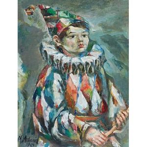 Marian ADAMCZYK (ur. 1938), Pierrot, 1976