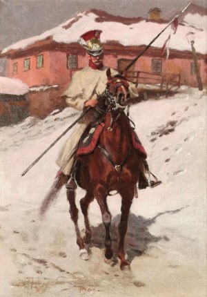 Zygmunt ROZWADOWSKI (1870-1950), Szwoleżer [Żołnierz 1. Pułku Szwoleżerów - Lansierów Gwardii Cesarskiej], 1909