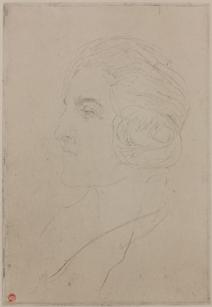 Konstanty BRANDEL (1880-1970), Adrienne, profil duży, stan I, ok. 1927