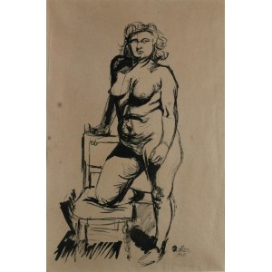 Jankiel ADLER (1895-1949), Standing Nude, 1940