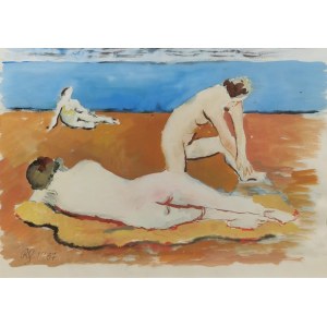 Roman SIELSKI (1903-1990), Kobiety na plaży, 1937