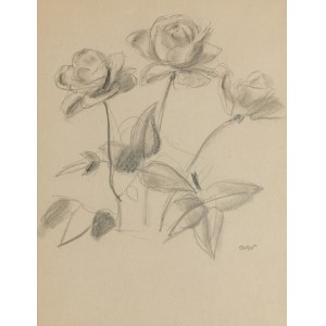 Wojciech WEISS (1875-1950), Kwitnące róże